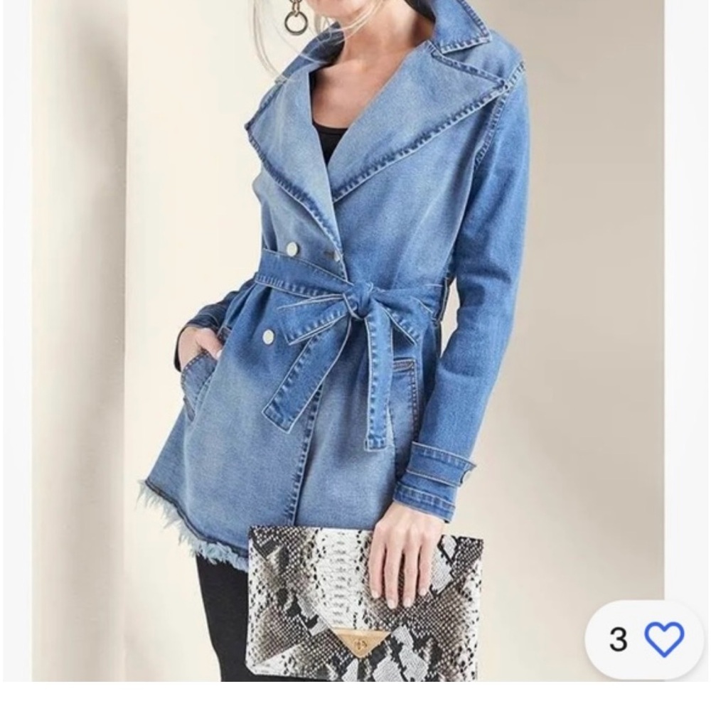 Worn once!  Venus Jean trench coat